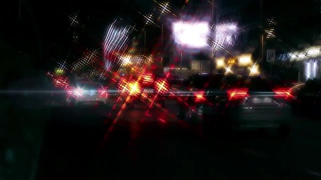 Anamorphic Lens Flare example